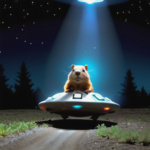 Ground Hog Flying UFO
